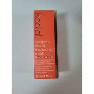 Rodial Dragon's Blood Hyaluronic Mask (1.7 fl. oz.) New In Box 50ml Hydrating